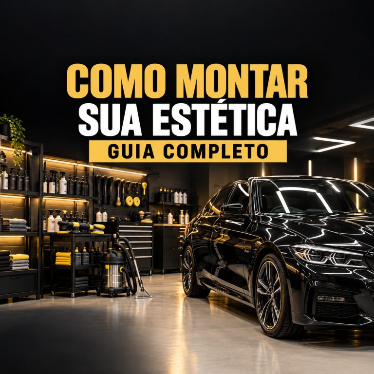 Estúdio de detalhamento automotivo premium