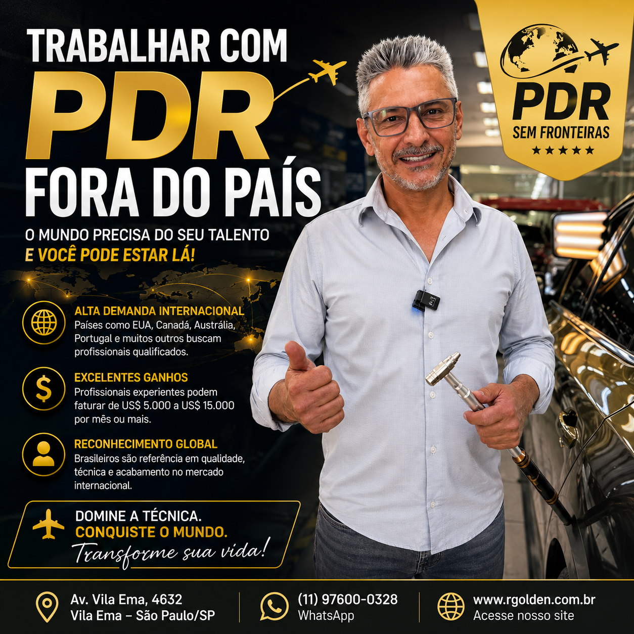 Trabalhar com PDR Fora do País: profissão que abre portas internacionais Trabalhar com PDR Fora do País: profissão que abre portas internacionais