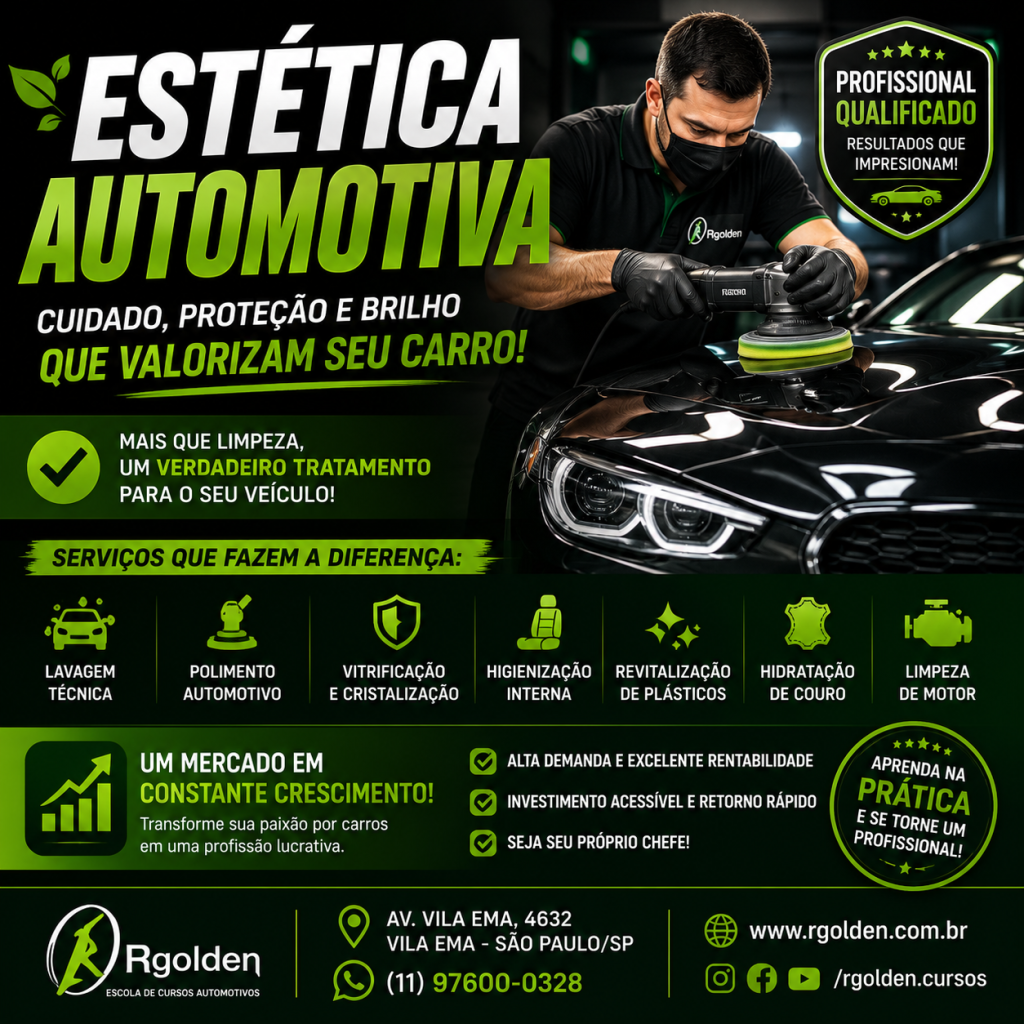 Estética Automotiva: profissão que mais cresce no mercado automotivo