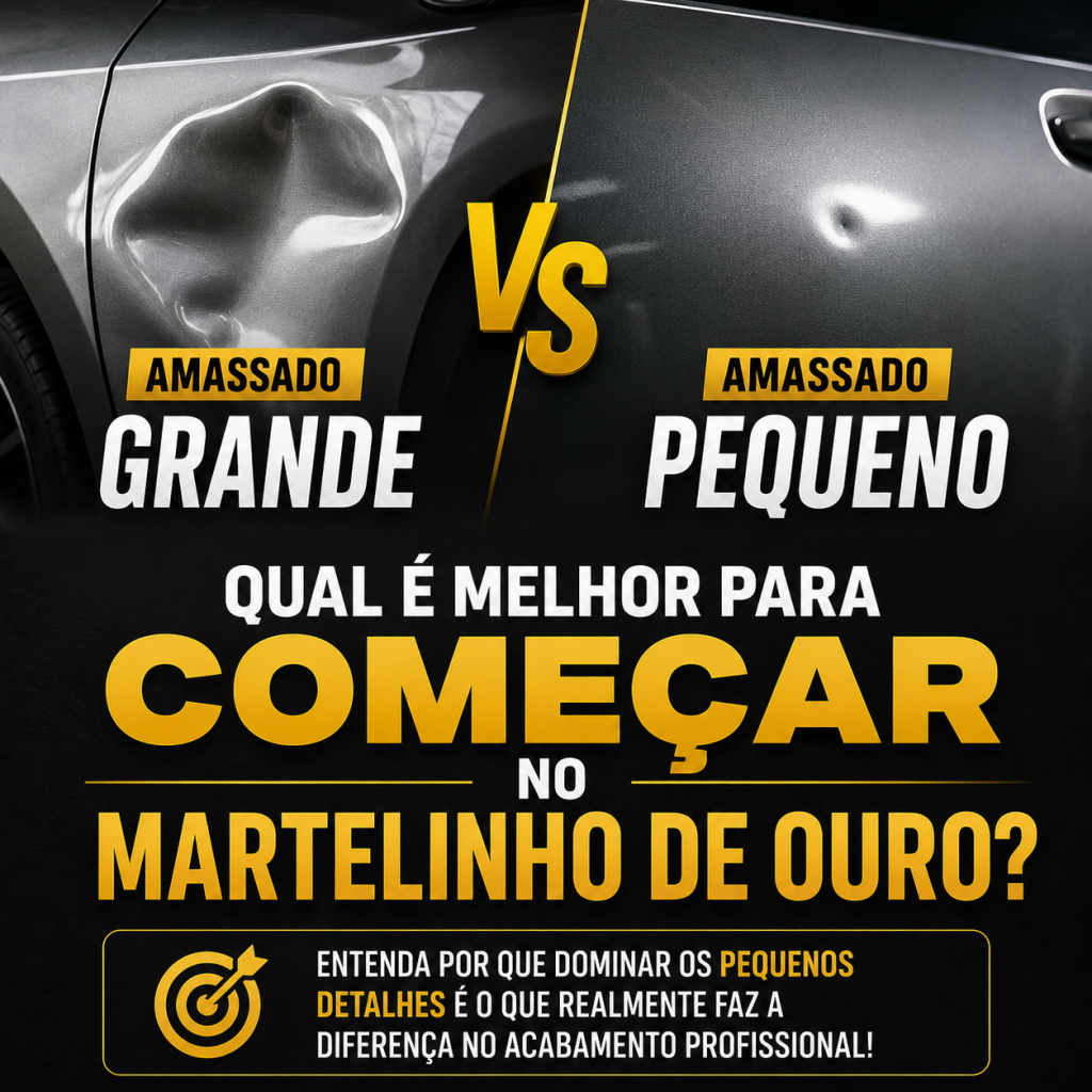 Amassado Grande ou Pequeno: qual é melhor para começar no Martelinho de Ouro?