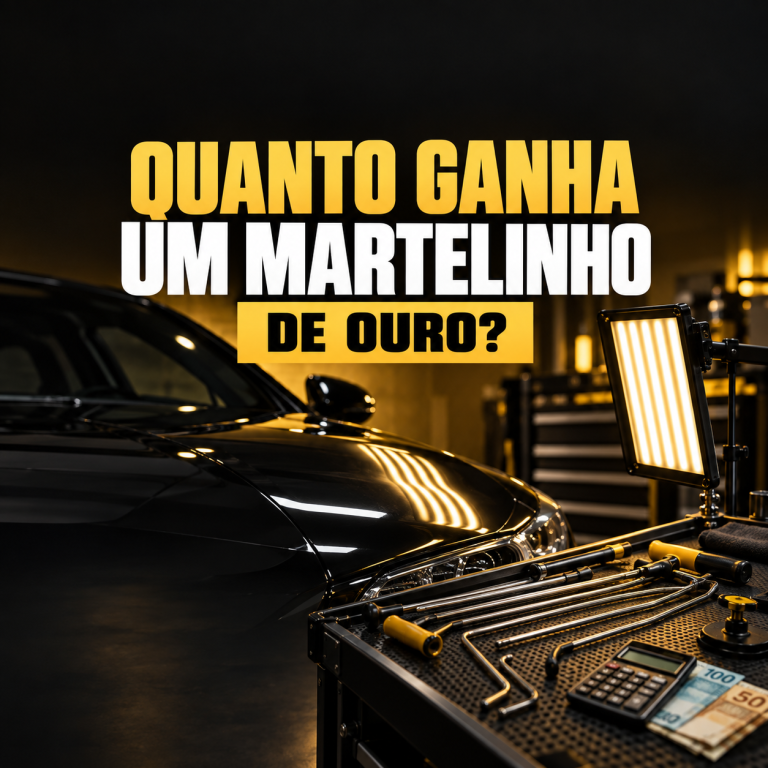 Bancada de martelinho de ouro