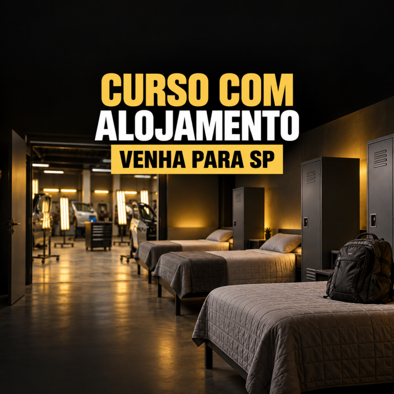 Curso automotivo com alojamento em SP